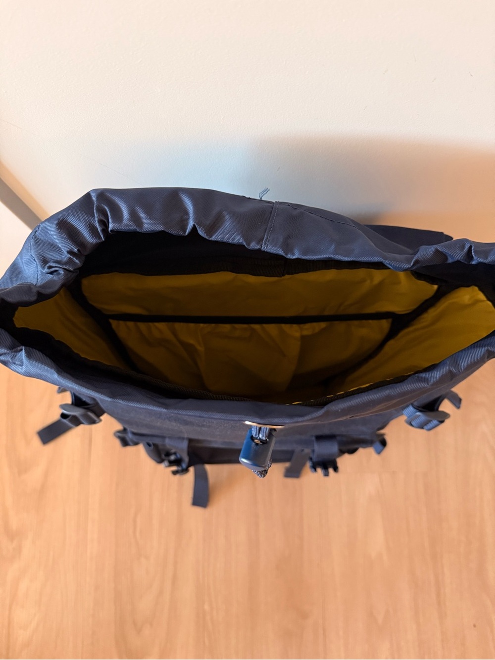 Topo Designs Navy Roll-Top Backpack - Picture 5 of 9